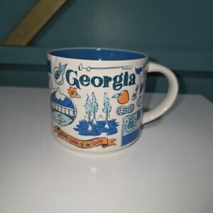 Starbucks 2018 Georgia Been There Series Mug Empire State South 14 oz Coffee Cup